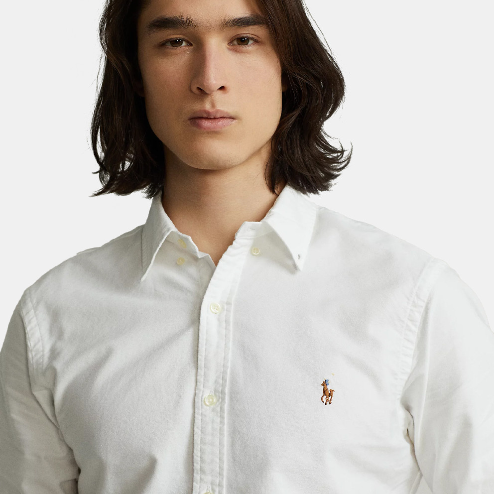 Polo Ralph Lauren Slim Fit Oxford Ανδρικό Πουκάμισο Core Replen