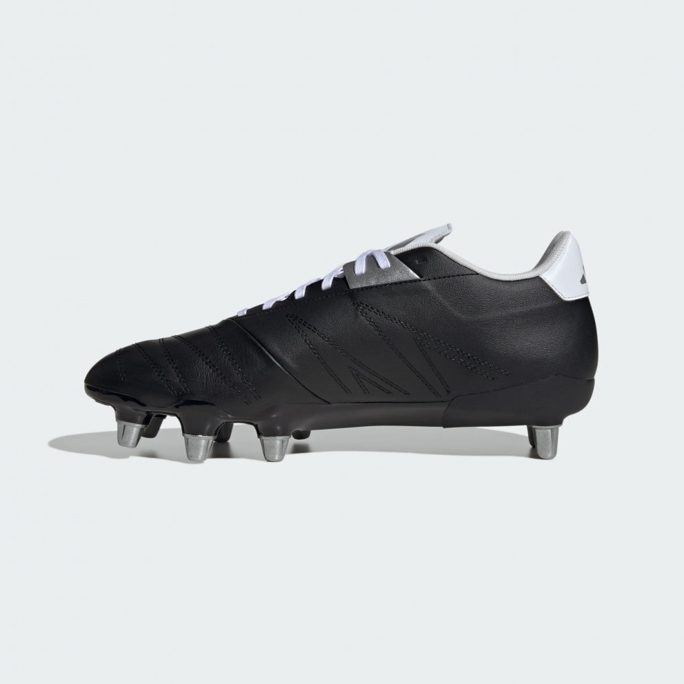 adidas Kakari Elite Soft Ground Rugby Boots Core Black Zero Metalic Silver Metallic IE3203