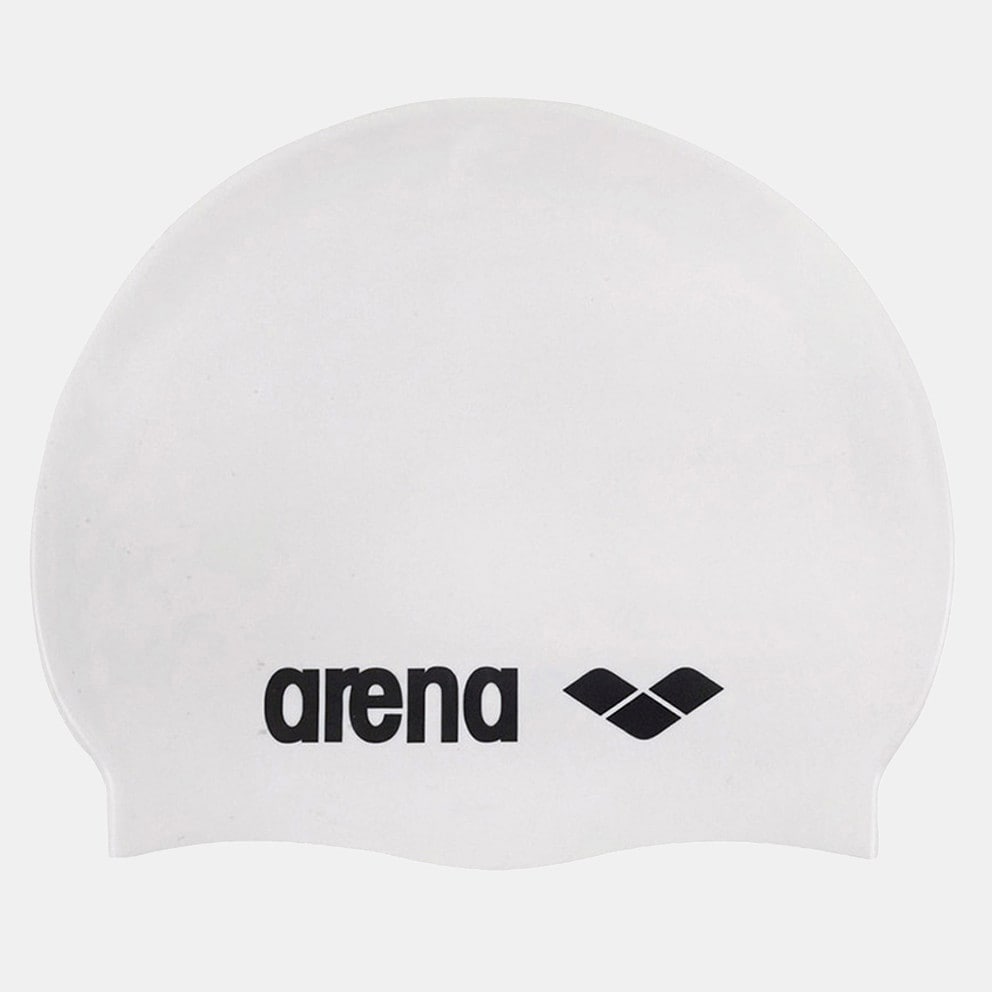 Arena Classic Silicone Caps White-Black