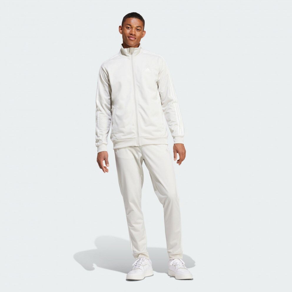 adidas Basic 3 Stripes Tricot Track Suit ALUMINIUM IY6674