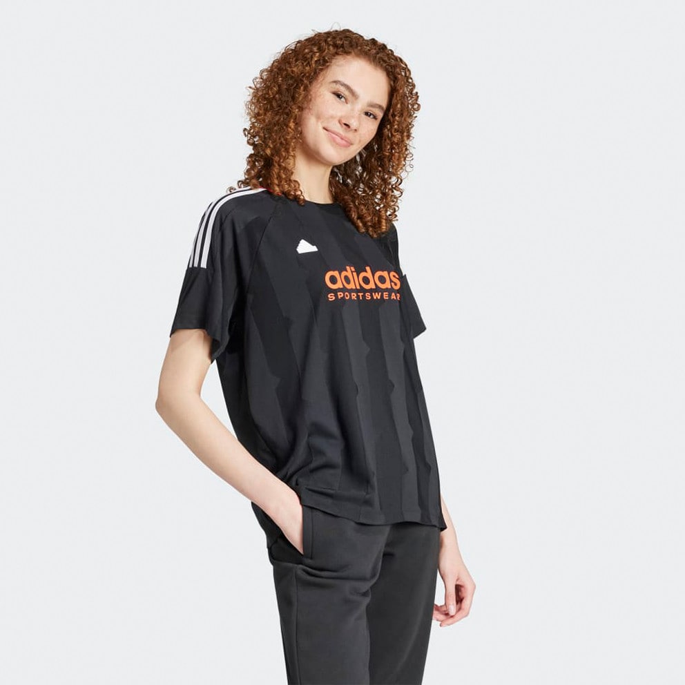 adidas Tiro Cut 3-stripes Jacquard Boyfriend Women's T-shirt