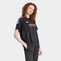 adidas Tiro Cut 3-stripes Jacquard Boyfriend Women's T-shirt