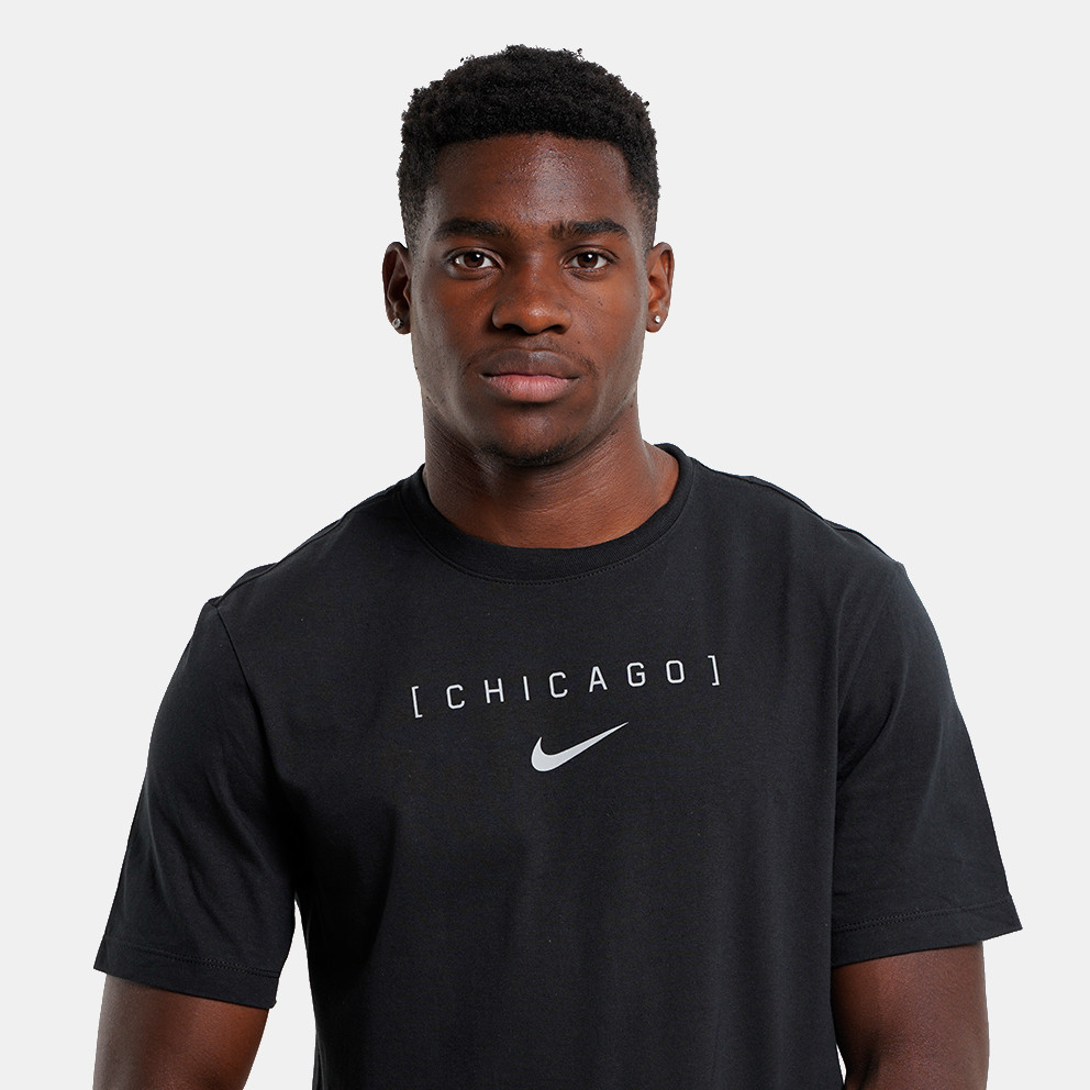 Nike Men's Large Logo Back Stack Cotton Tee