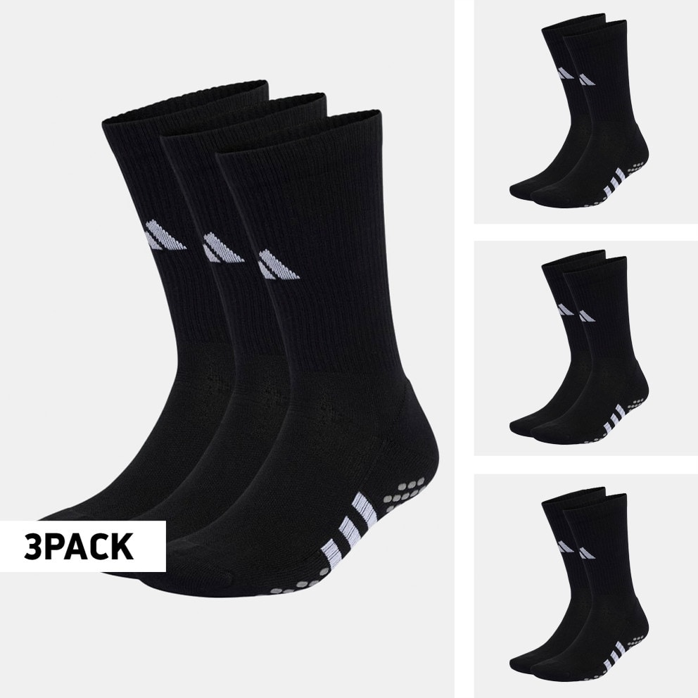 adidas Cushioned Crew Grip Socks 3-Pairs Pack