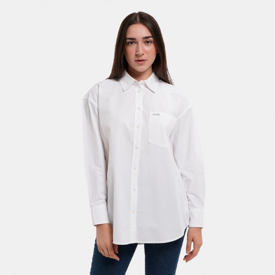 Guess Gj Ls Os Pocket Oversized Γυναικείο Πουκάμισο
