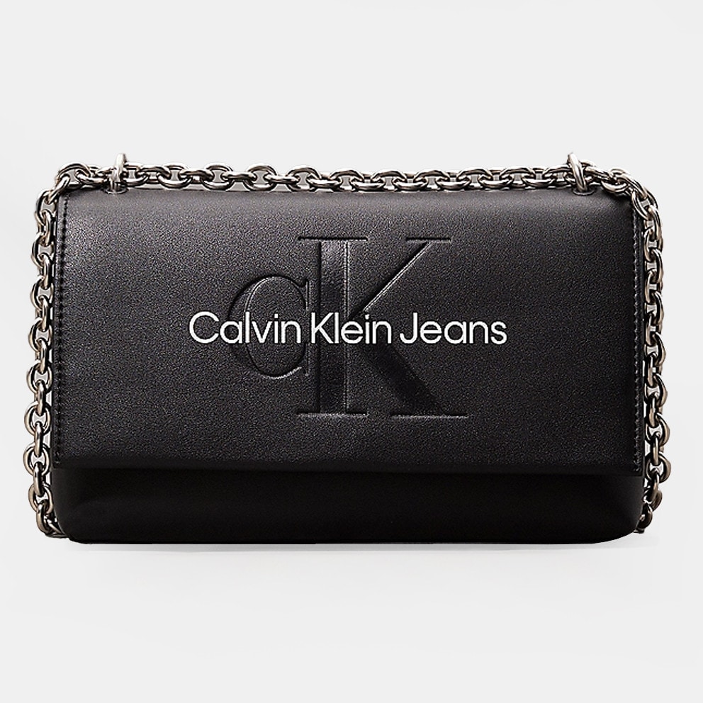 Calvin Klein Sculpted Ew Flap W/Chain25 Mono