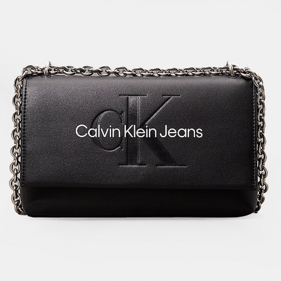 Calvin Klein Sculpted Ew Flap W/Chain25 Mono