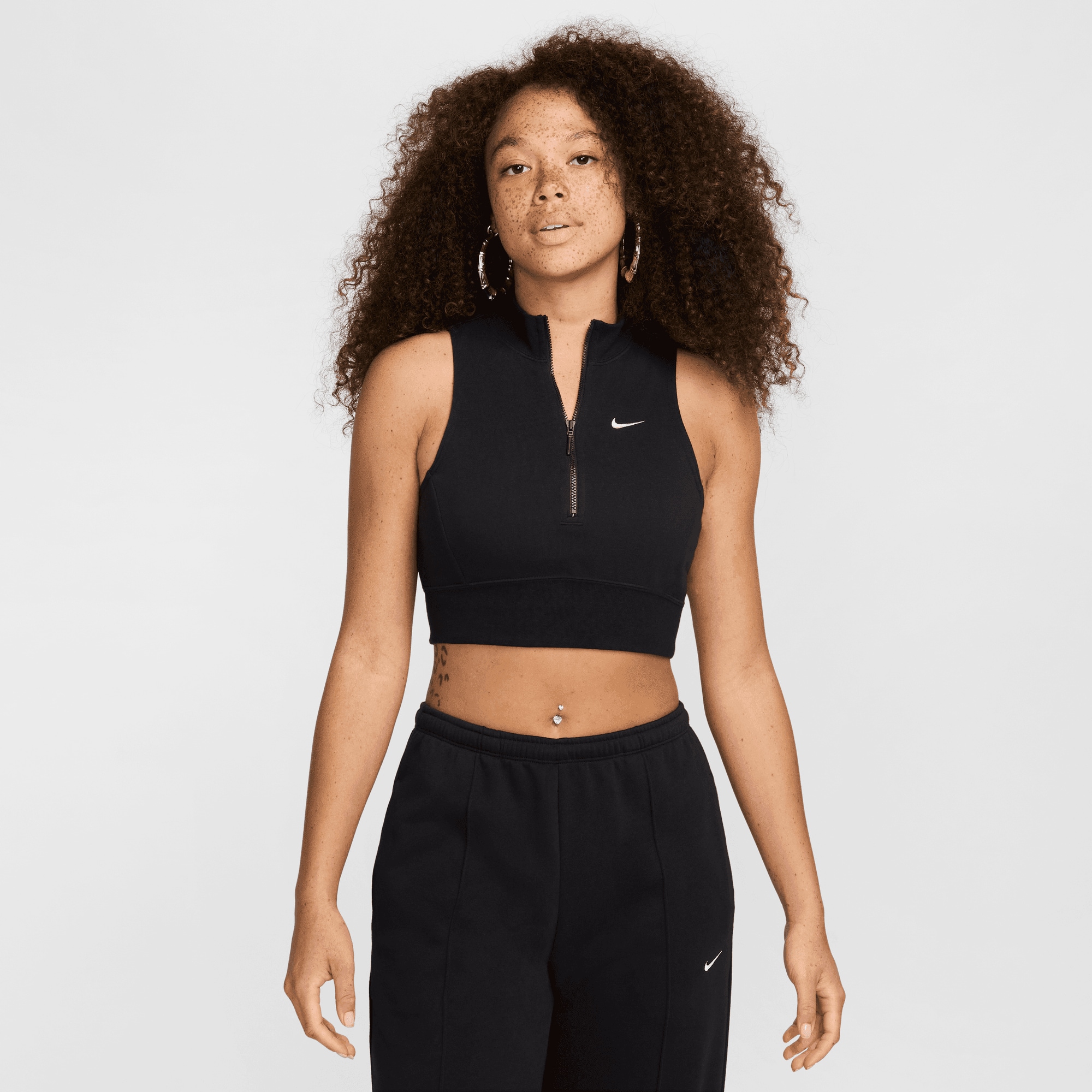  Nike W Nsw Nk Chll Ft Crp Hz Tank (9000190404_4376) 2025