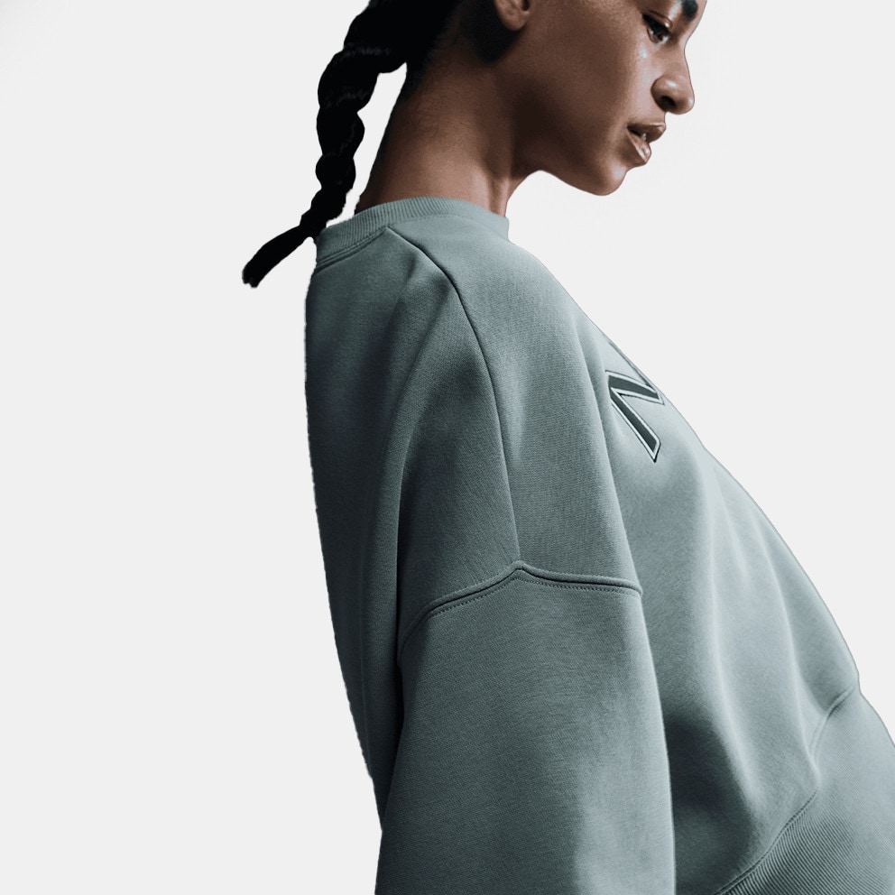 Nike Steertwear Phoenix Flee  Logo Crew Γυναικεία Μακρυμάνικη Μπλούζα