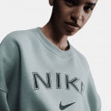 Nike Steertwear Phoenix Flee  Logo Crew Γυναικεία Μακρυμάνικη Μπλούζα