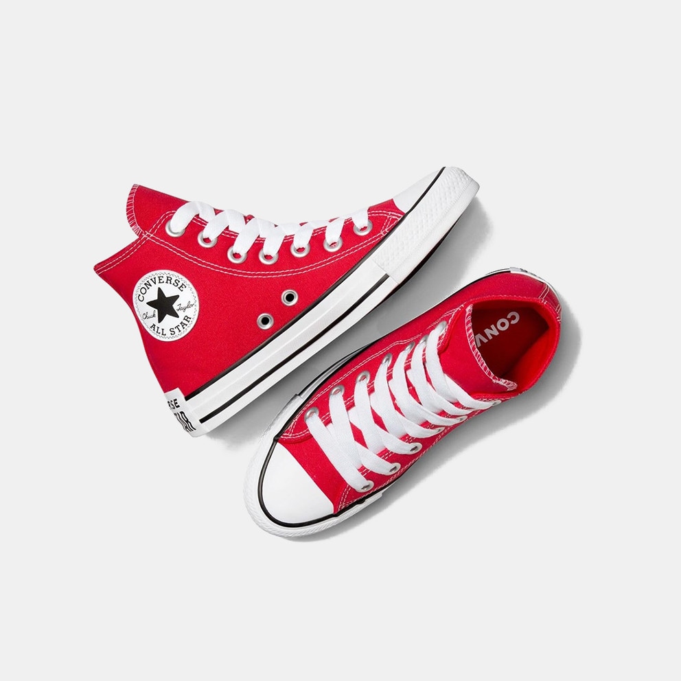 Red converse boots deals