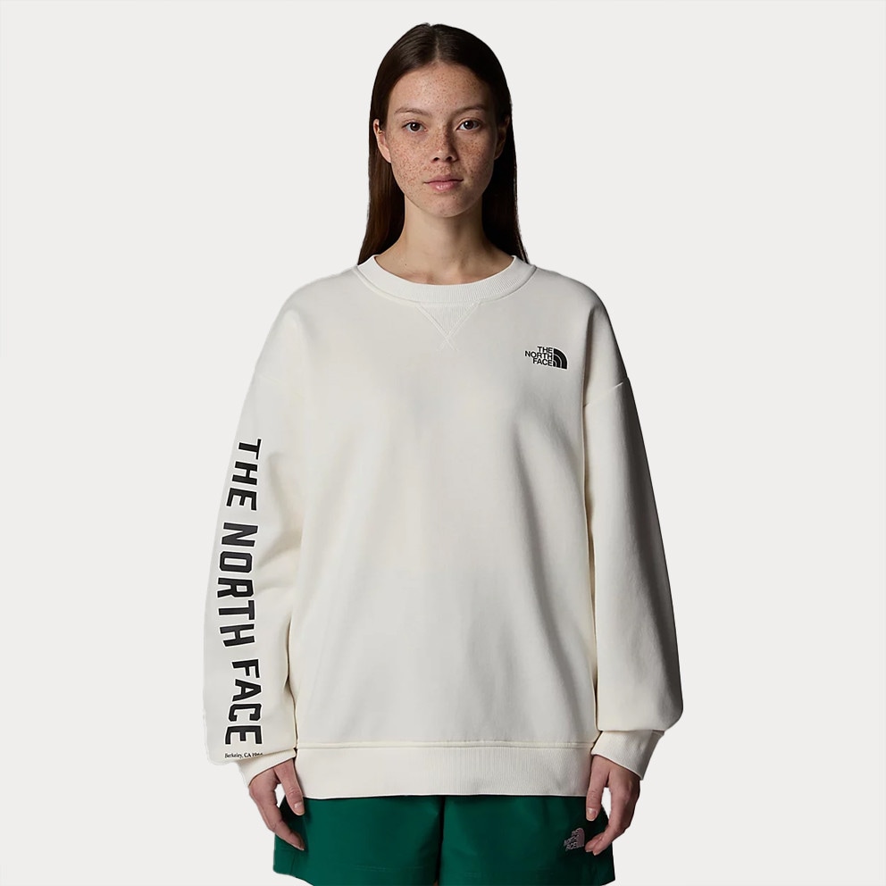 The North Face W Crew Varsity Graphic White Du