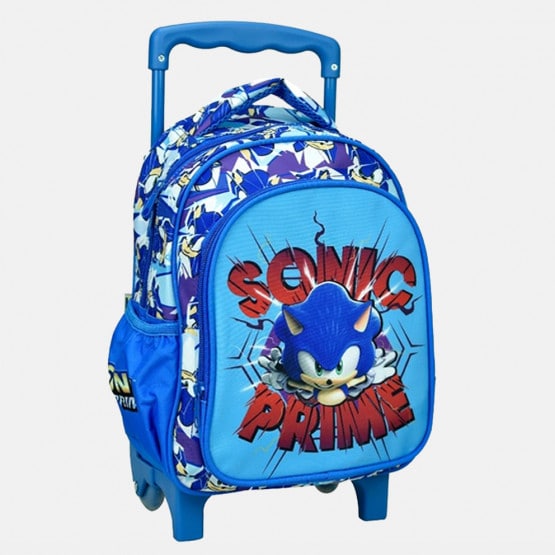 GIM Sonic Prime Τρόλεϊ Σχολική Τσάντα 12L