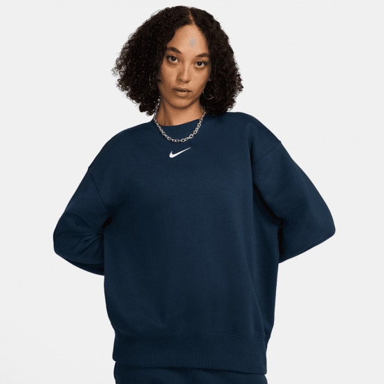 Nike Steertwear Phoenix Flee OS Crew Γυναικεία Μακρυμάνικη Μπλούζα