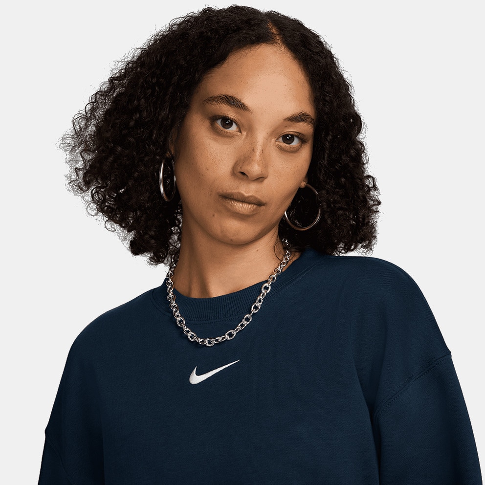 Nike Steertwear Phoenix Flee OS Crew Γυναικεία Μακρυμάνικη Μπλούζα