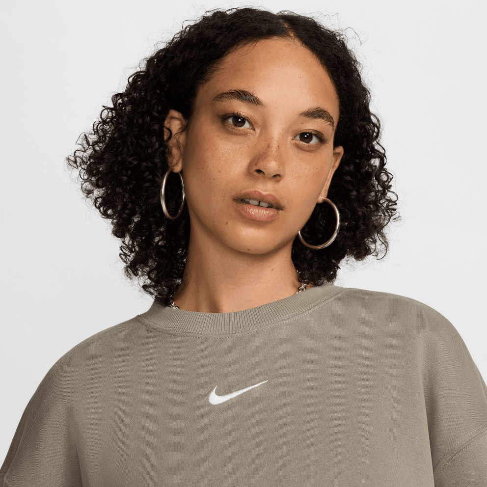 Nike Steertwear Phoenix Flee OS Crew Γυναικείο Φούτερ