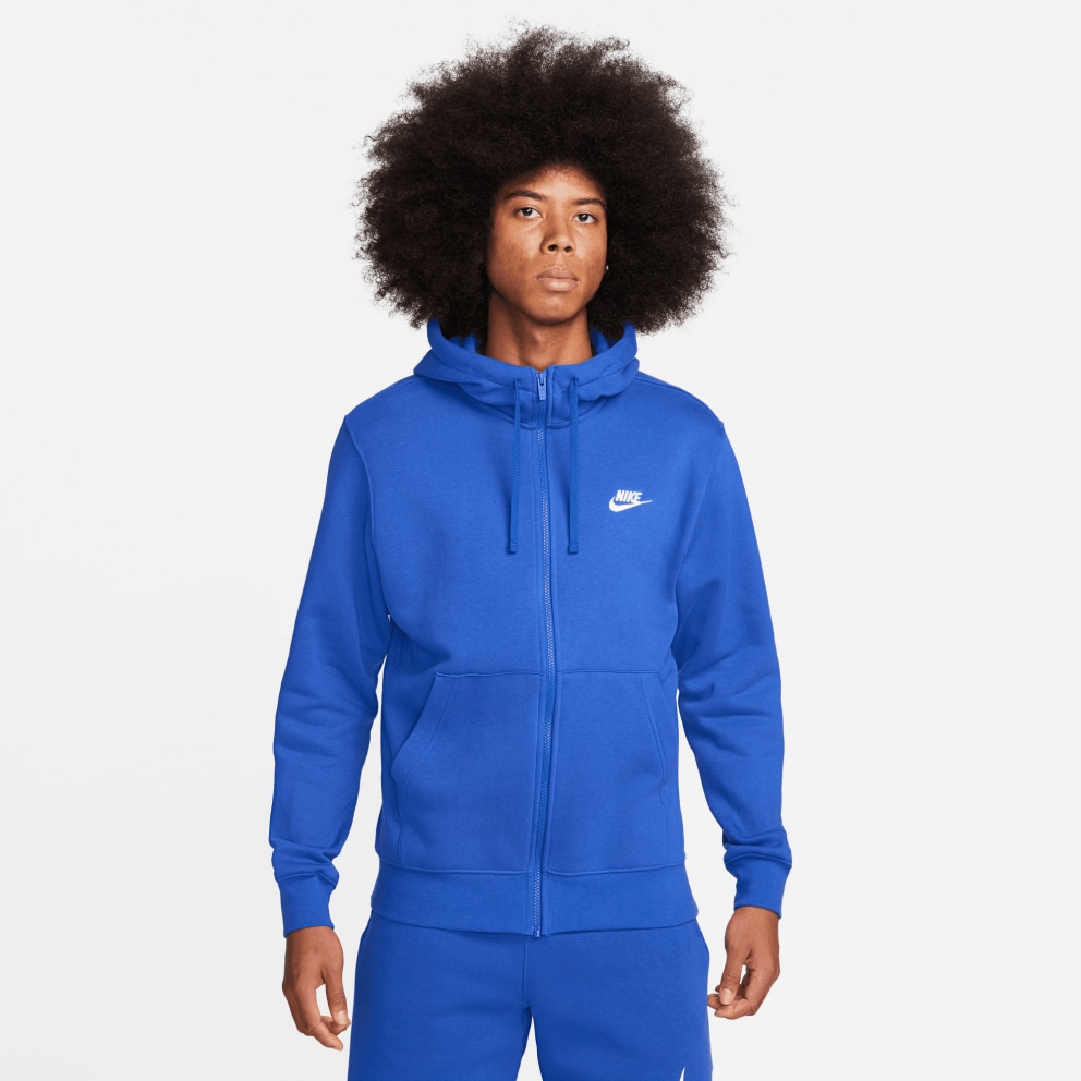 Nike M Nsw Club Hoodie Fz Bb GAME ROYAL GAME ROYAL WHITE BV2645 480