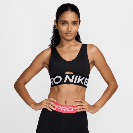 Nike Pro Women's Indy Plunge Bra Bold
