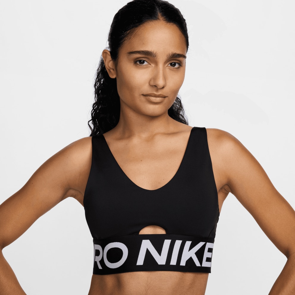 Nike Pro Women's Indy Plunge Bra Bold