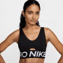 Nike Pro Women's Indy Plunge Bra Bold