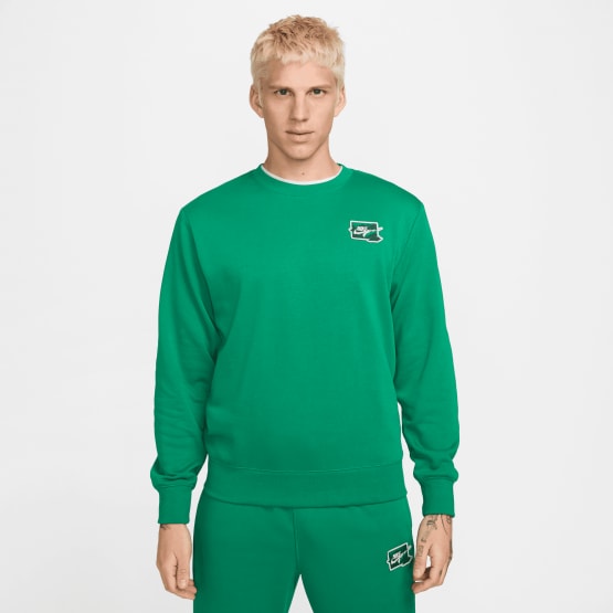 Nike Steertwear Club Flee Crew Bolt Ανδρικό Φούτερ