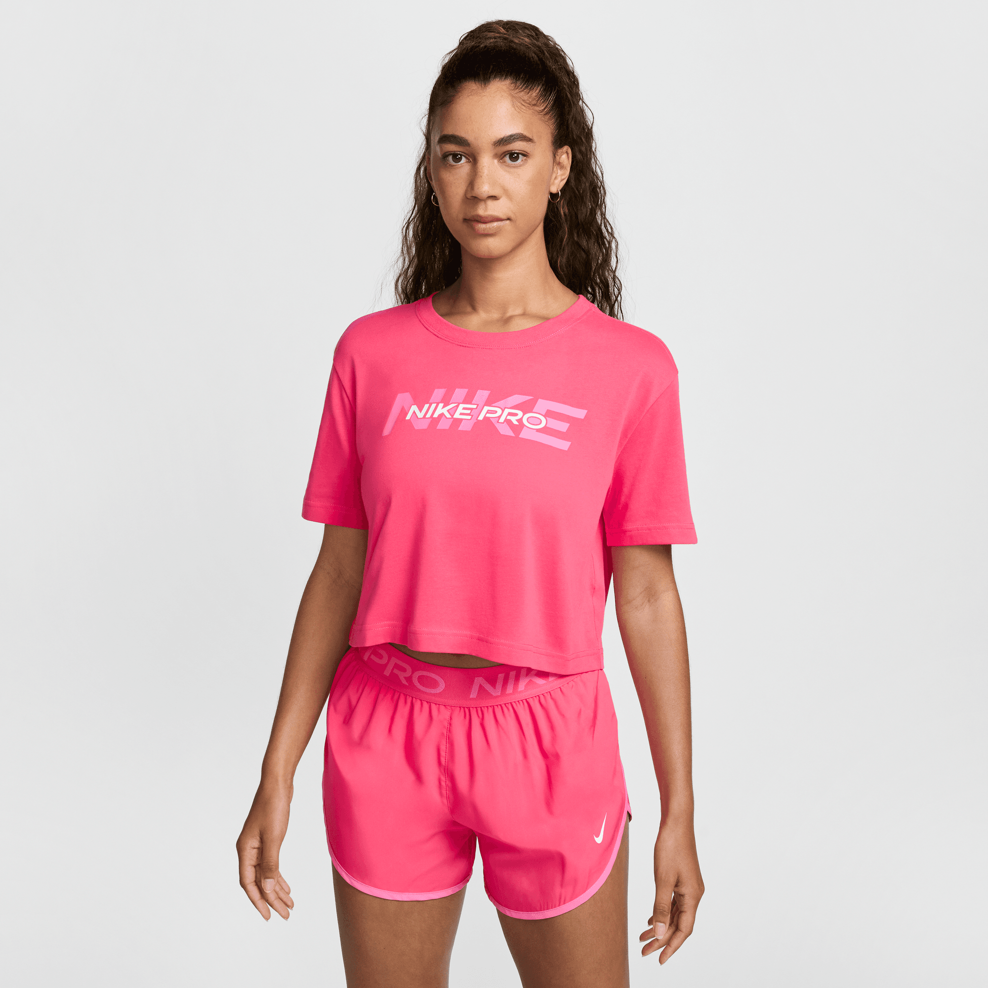  Nike W Nk Pro Ss Crp Tee Fa24 (9000191029_35314) 2025