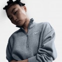 Nike Streetwear Phoenix Fleece Quarter Zip Crop Women’s Sweatshirt