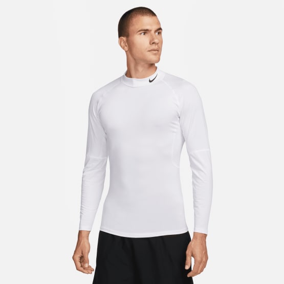 Men's Nike Pro Dri-FIT Fitness Mock-Neck Long-Sleeve Top