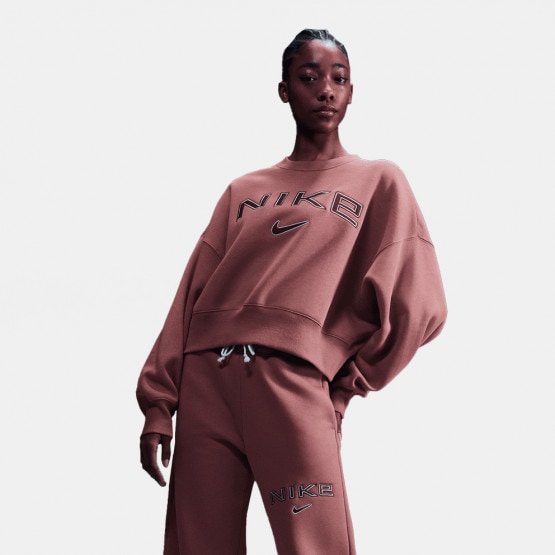 Nike Steertwear Phoenix Flee Logo Crew Γυναικείο Φούτερ