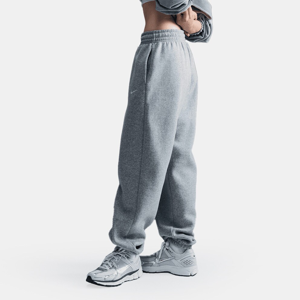 nike LeBron W Nsw Phnx Flc Hr Os Pant 2 DK GREY HEATHER SAIL FZ5996 063 nike LeBron free inneva woven motion