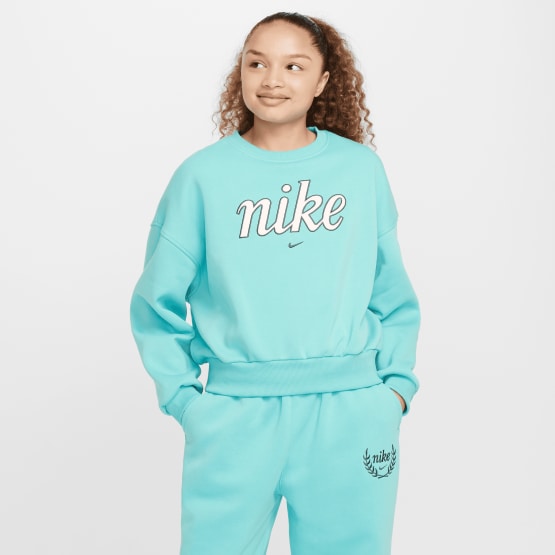 Nike Steertwear Club Flee Boxy Crew GX Star Παιδικό Φούτερ