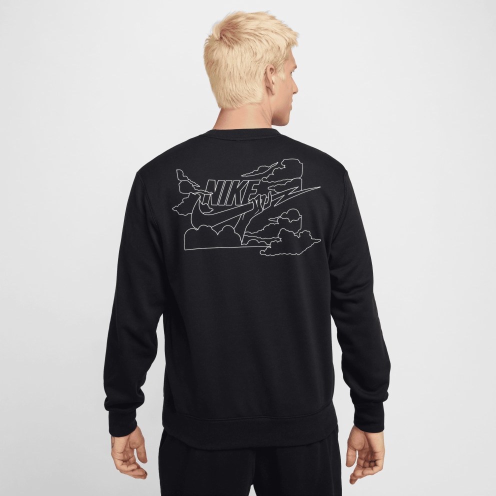 Nike Steertwear Club Flee Crew Bolt Ανδρικό Φούτερ