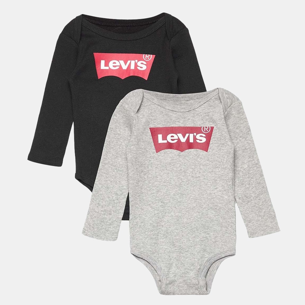 Levi's Lhn Ls 2Pk Batwing Bodysuit Se