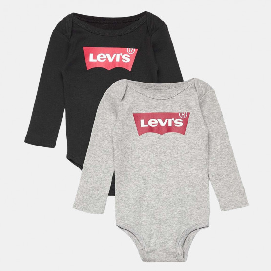 Levi's Lhn Ls 2Pk Batwing Bodysuit Se