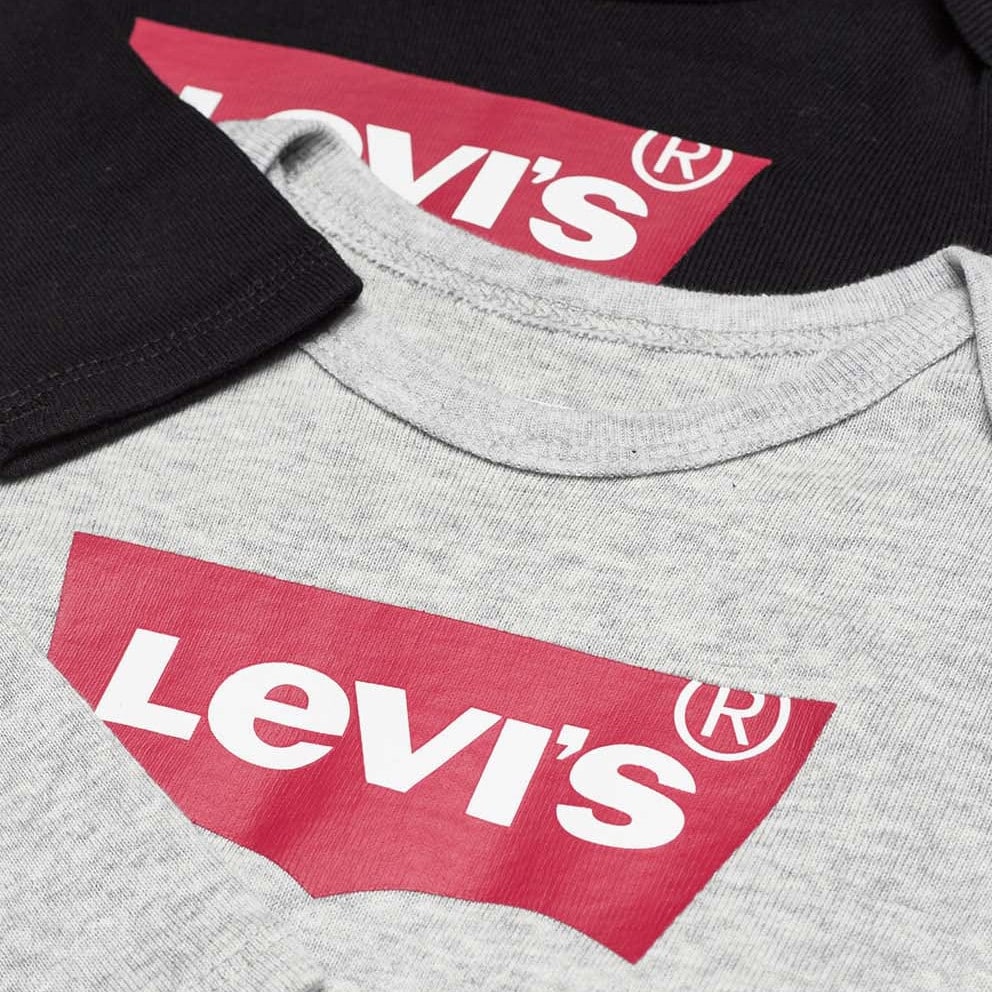 Levi's Lhn Ls 2Pk Batwing Bodysuit Se