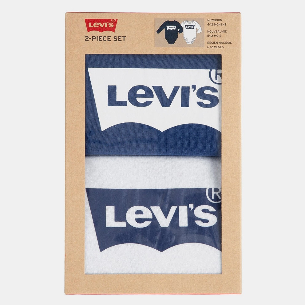 Levi's Lhn Ls 2Pk Batwing Bodysuit Se