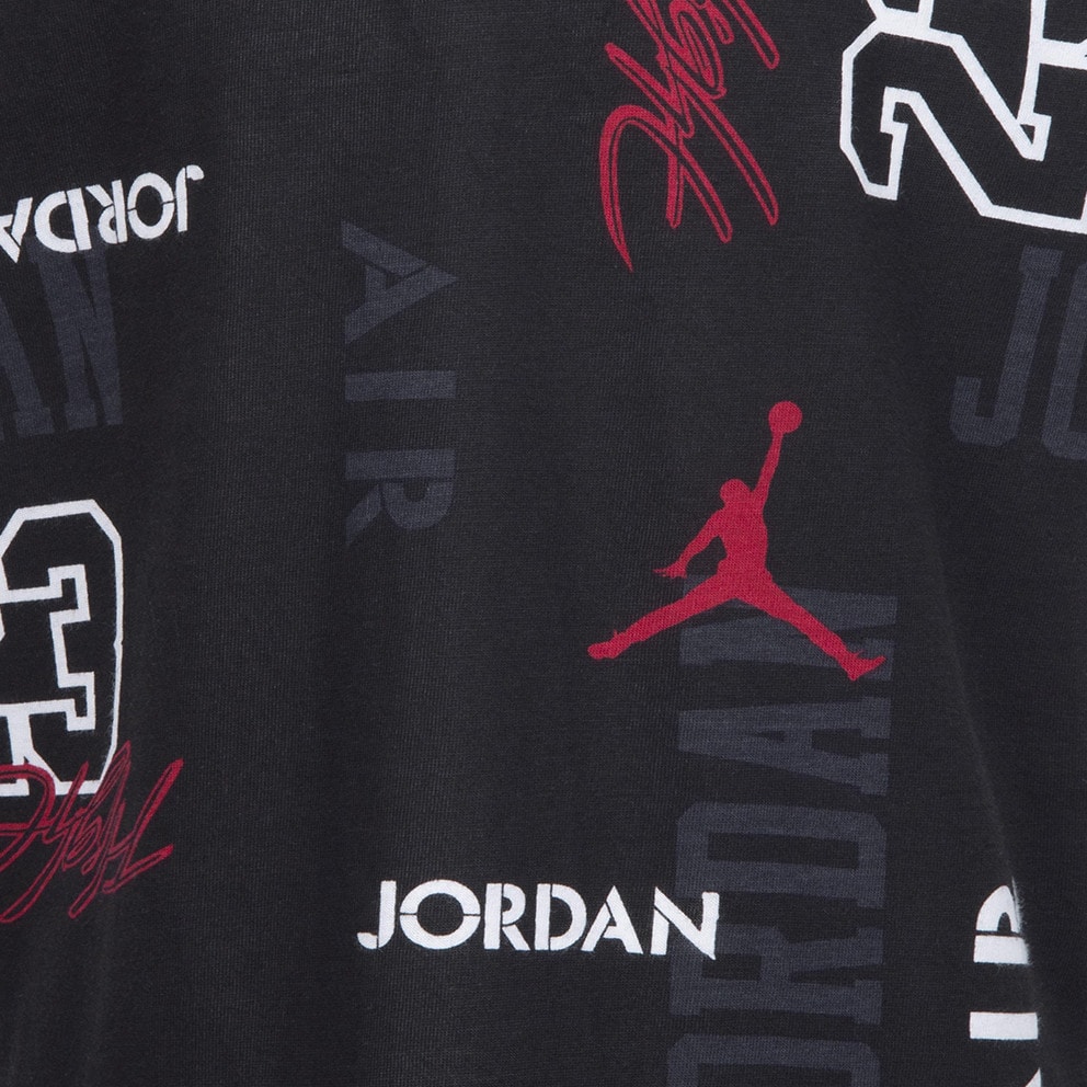 Jordan Aop T/Sht Blk/Wht$