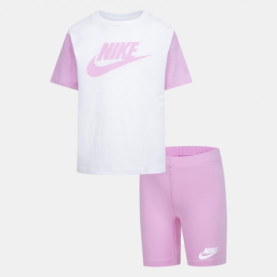 Nike (G)Cblk Tee/Sht Wht/Pnk$