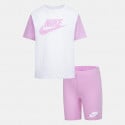 Nike (G)Cblk Tee/Sht Wht/Pnk$