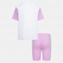 Nike (G)Cblk Tee/Sht Wht/Pnk$