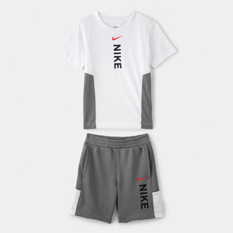 Nike Hyb T/Sht Wht/Gry$