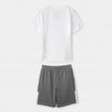 Nike Hyb T/Sht Wht/Gry$