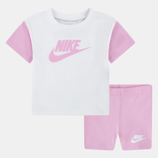 Nike (G)Cblk Tee/Sht Wht/Pnk$