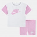 Nike (G)Cblk Tee/Sht Wht/Pnk$