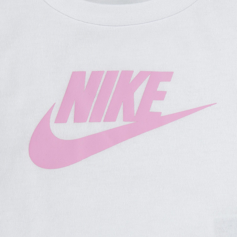 Nike (G)Cblk Tee/Sht Wht/Pnk$