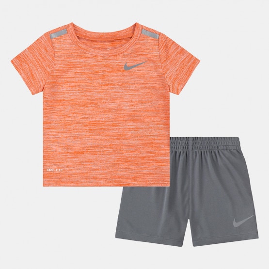 Nike Miler T/Sht Org/Gry$
