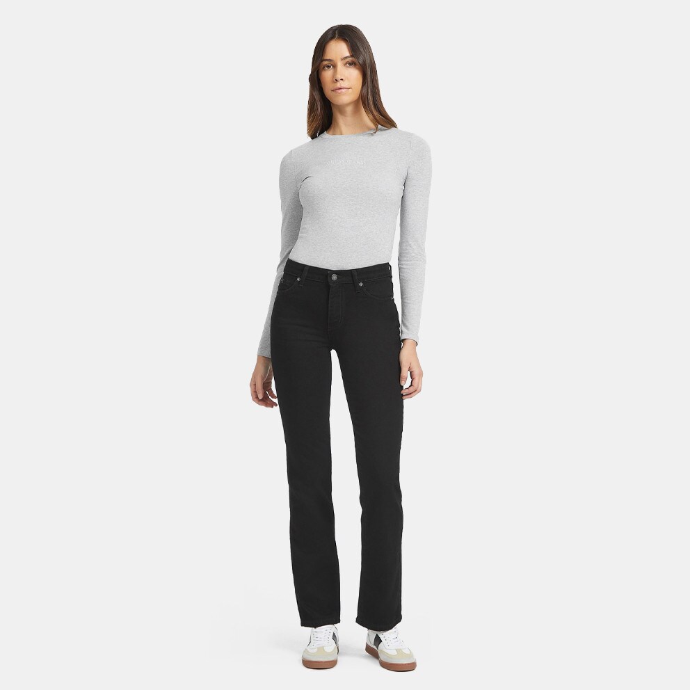Guess G08 Mid Rise Straight Γυναικείο Τζιν Παντελόνι