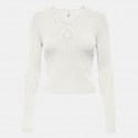 Only Onlmeddi Ls Peek A Boo V-Neck Cc Knt
