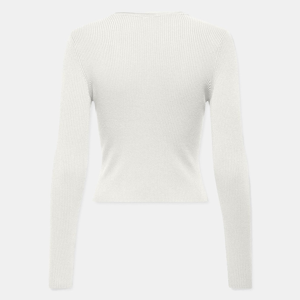 Only Onlmeddi Ls Peek A Boo V-Neck Cc Knt