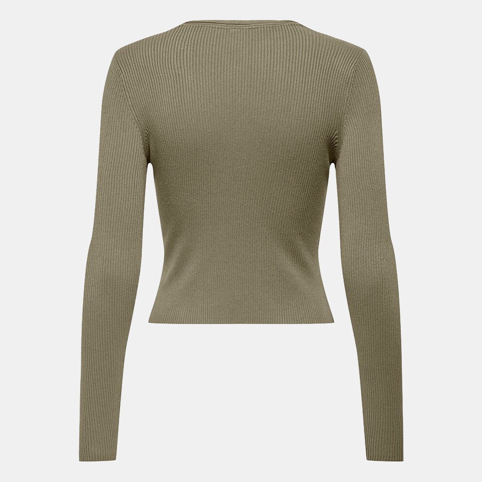 Only Onlmeddi Ls Peek A Boo V-Neck Cc Knt